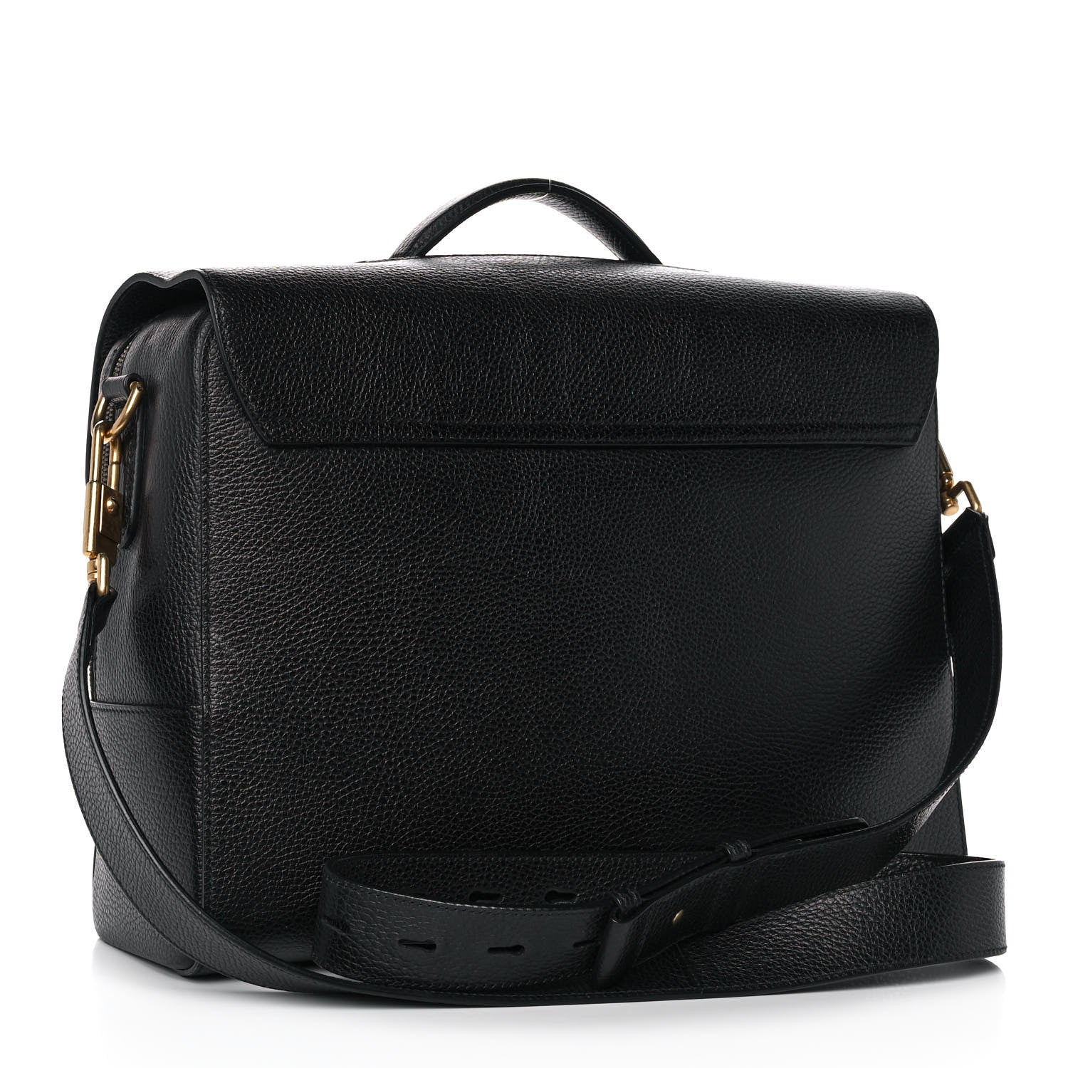 Gucci Dollar Calfskin GG Marmont Briefcase Black 3 of 13