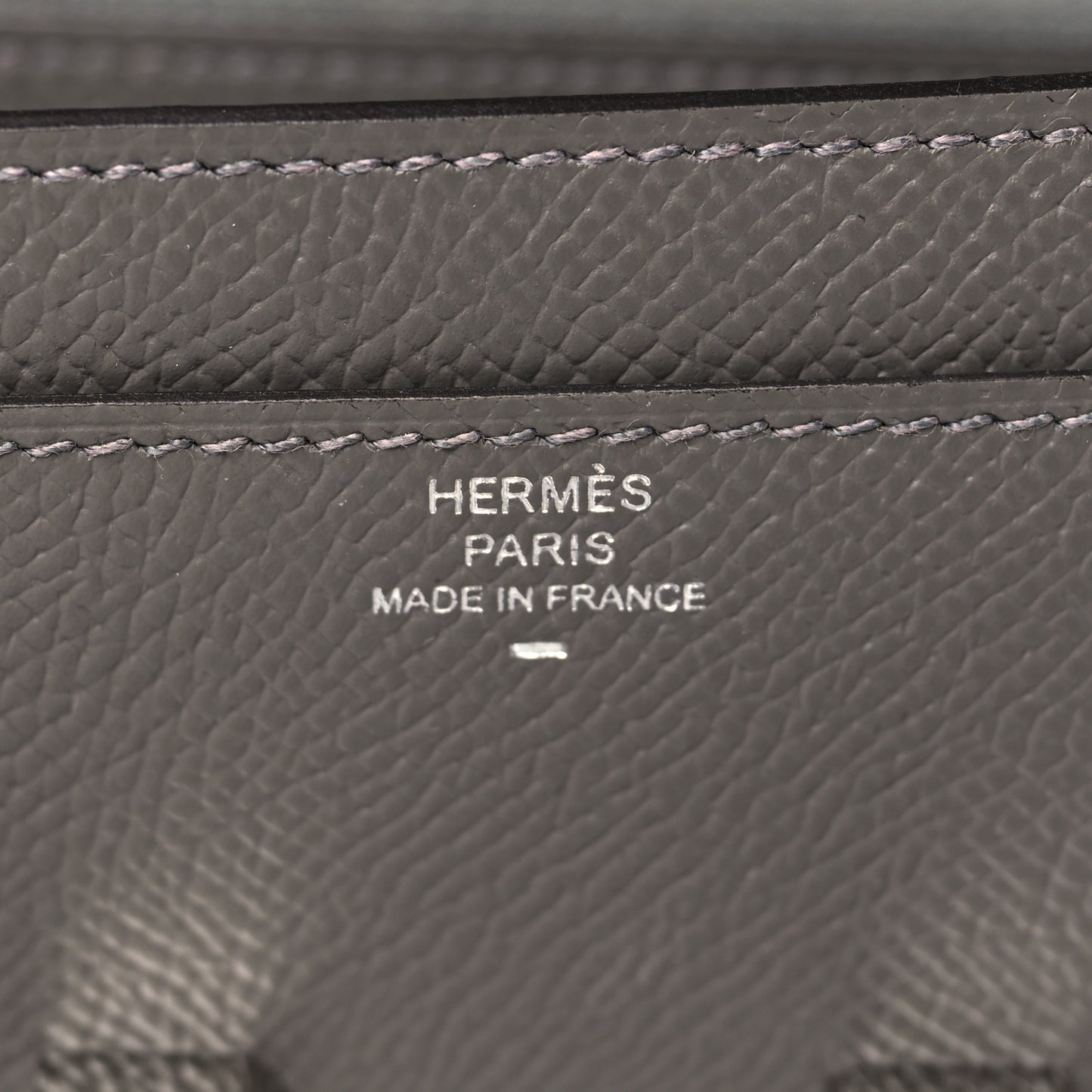 Epsom Lizard Constance Wallet To Go Gris Meyer Ombre