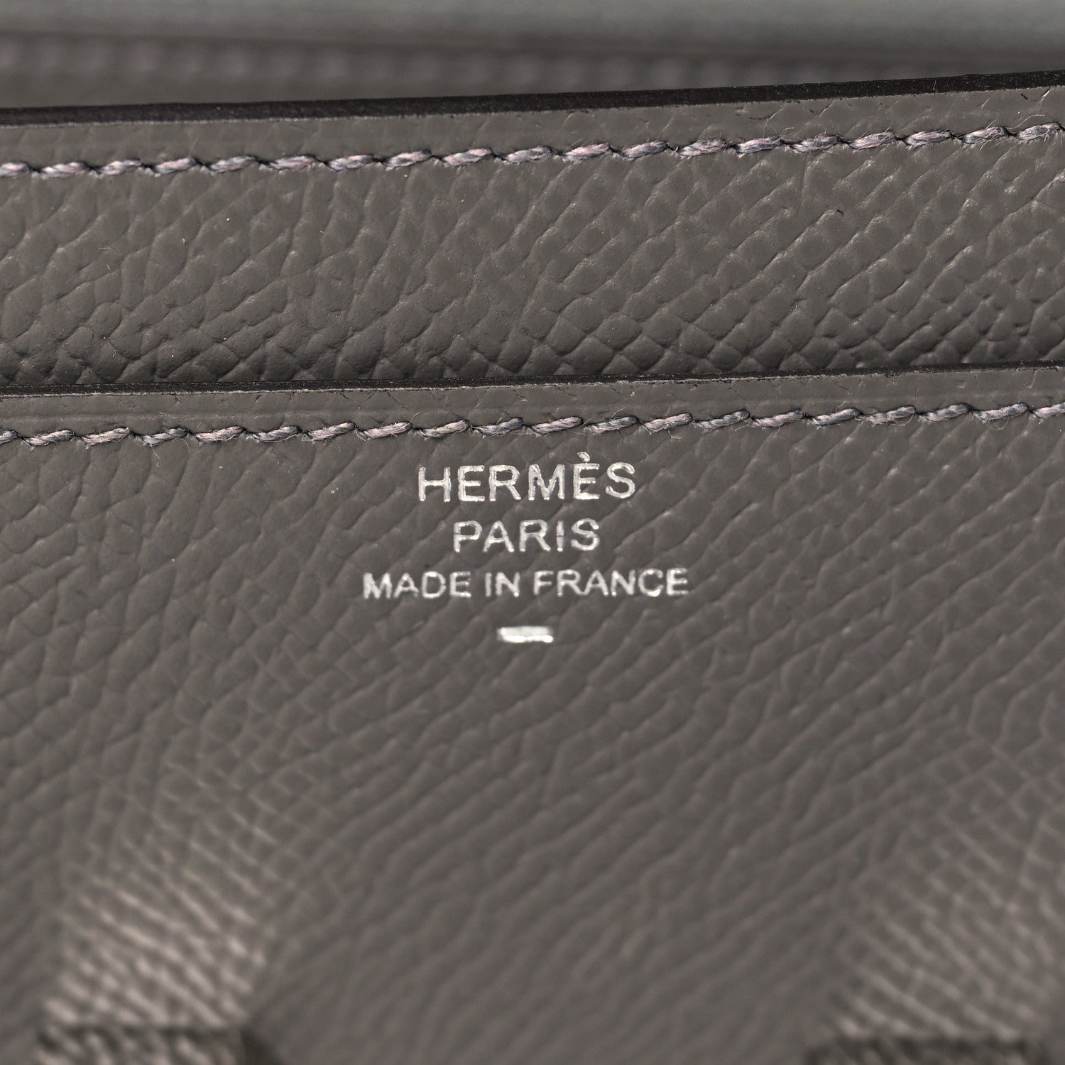 Hermes Epsom Lizard Constance Wallet To Go Gris Meyer Ombre 6 of 9