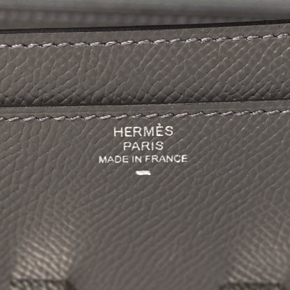 Hermes Epsom Lizard Constance Wallet To Go Gris Meyer Ombre 6 of 9