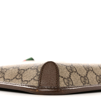 Gucci GG Supreme Monogram Web Medium Neo Vintage Flap Messenger Bag Beige New Acero 9 of 13
