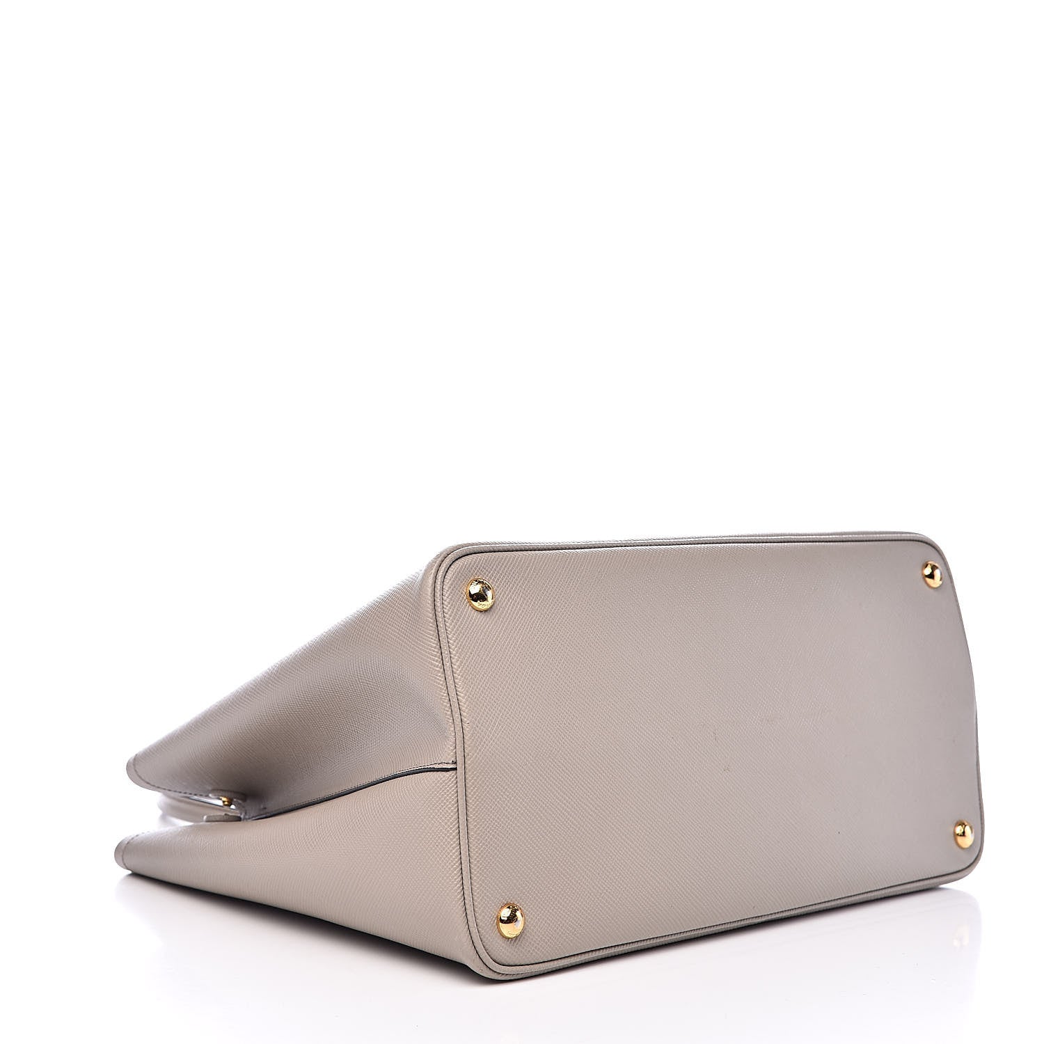 Prada Saffiano Cuir Medium Double Bag Pomice 4 of 13
