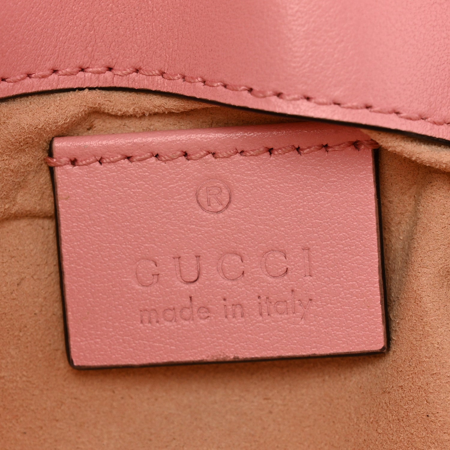 Gucci Calfskin Matelasse Super Mini GG Marmont Shoulder Bag Wild Rose Wild Rose 6 of 15