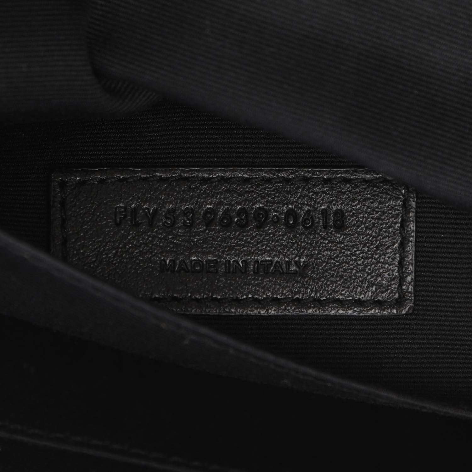 Saint Laurent Patent Calfskin Crystal Embellished Monogram Belt Bag Black 7 of 10