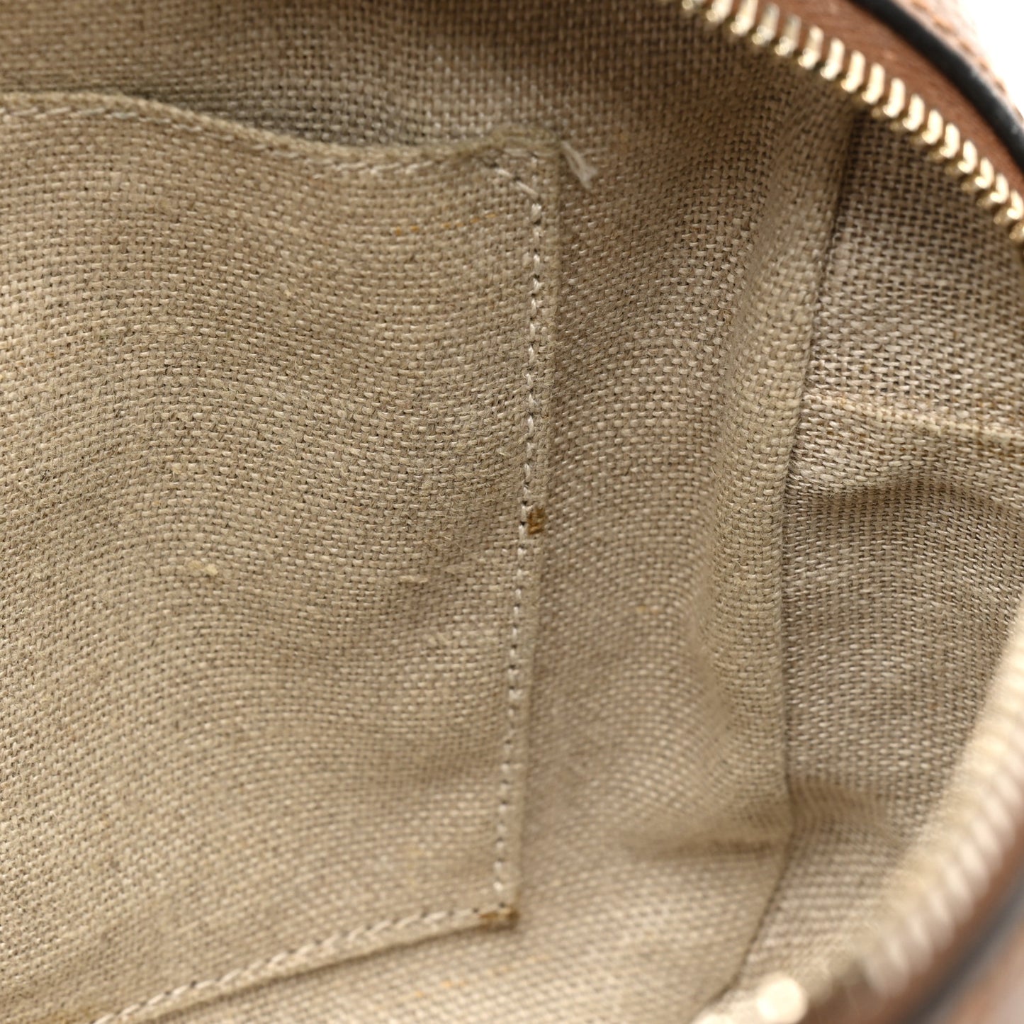 Monogram Mini Bree Messenger Bag Beige Tabacco