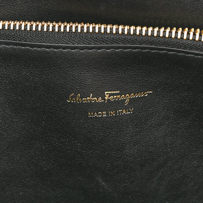 Salvatore Ferragamo Calfskin Medium Studio Bag Black 7 of 11
