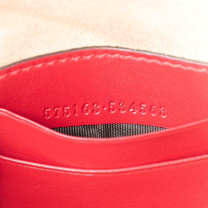 Gucci Calfskin Matelasse Mini GG Marmont 2.0 Bucket Bag Hibiscus Red 7 of 10