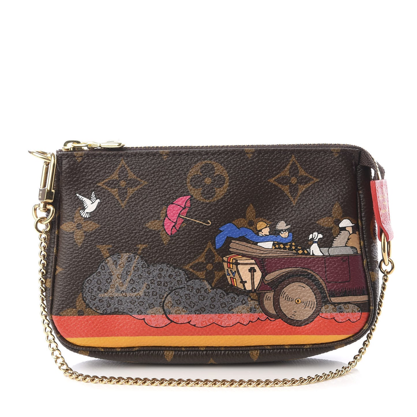 Monogram 2015 Christmas Animation Mini Pochette Accessories