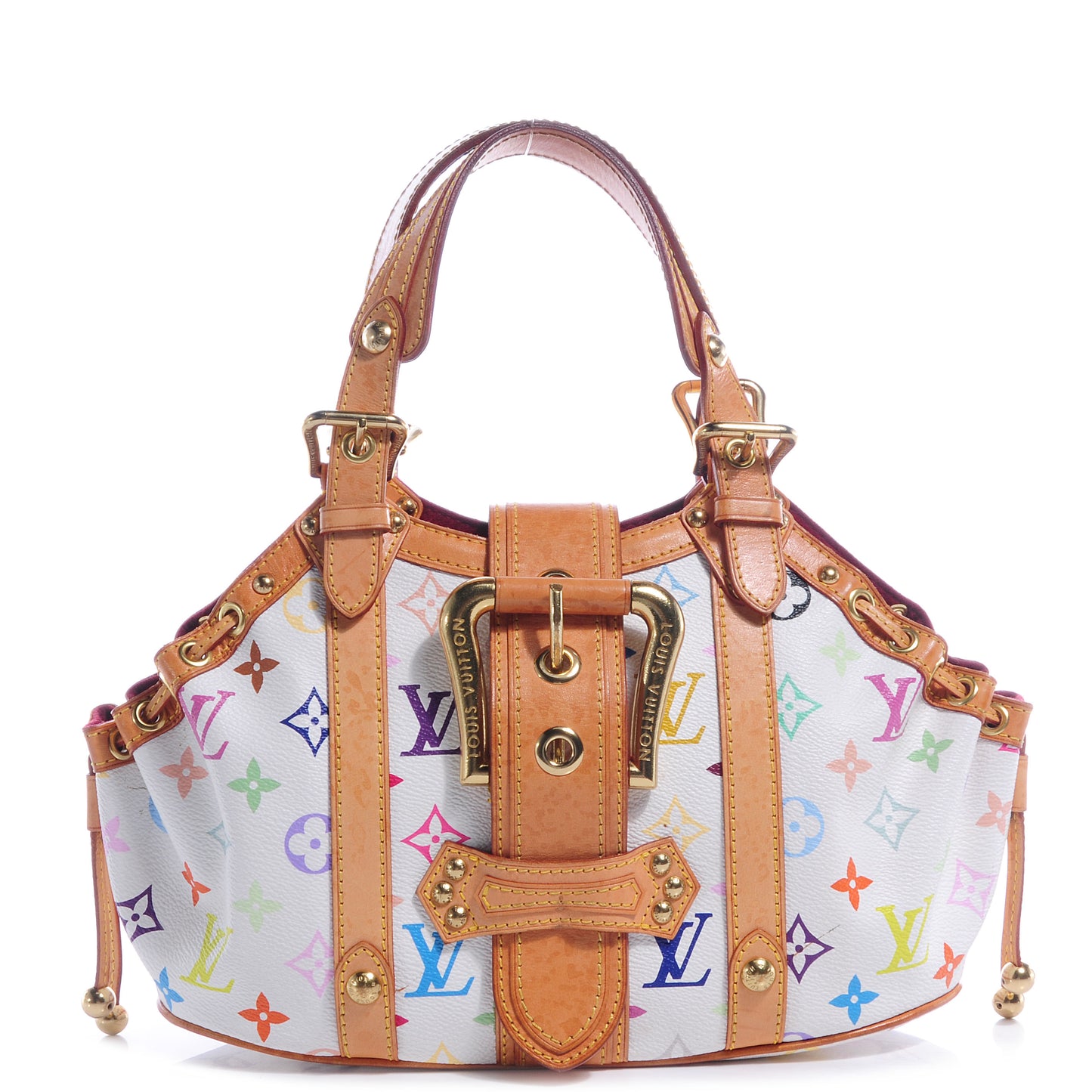 Monogram Multicolor Theda GM White
