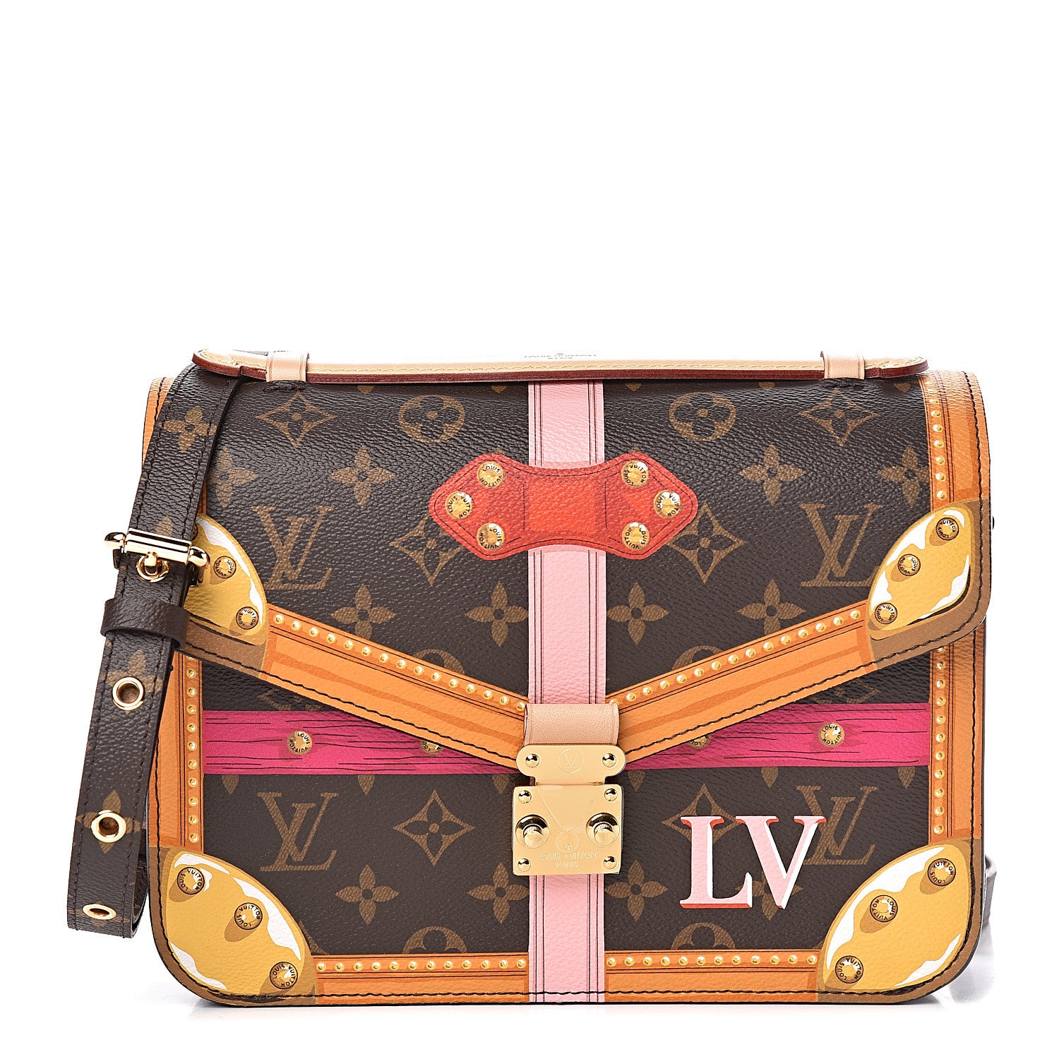 Louis Vuitton Monogram Summer Trunks Pochette Metis 1 of 10