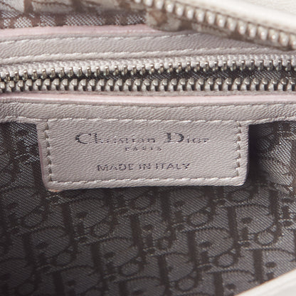 Christian Dior Lambskin Cannage Medium Lady Dior Grey 8 of 8