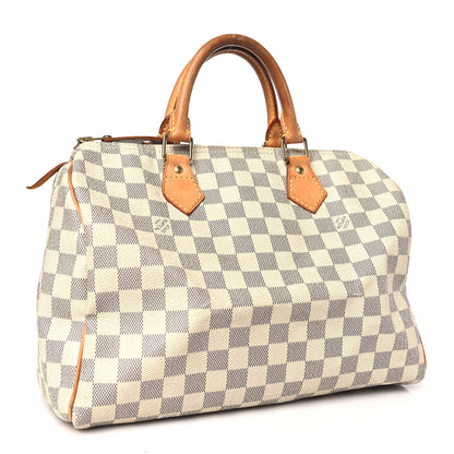 Louis Vuitton Damier Azur Speedy 30 3 of 17