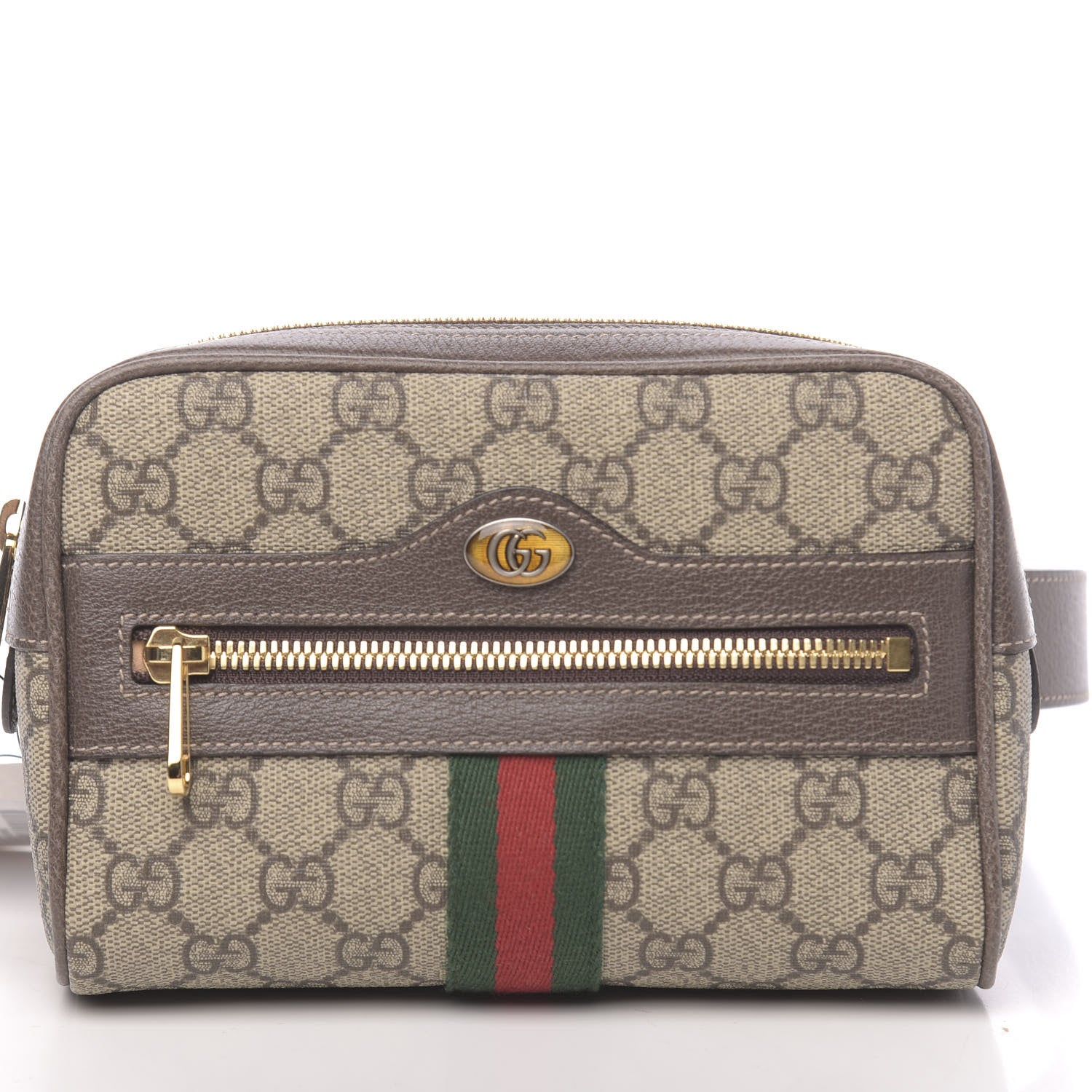 Gucci GG Supreme Monogram Web Small Ophidia Belt Bag 75 30 Dark Brown 8 of 10