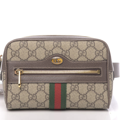 Gucci GG Supreme Monogram Web Small Ophidia Belt Bag 75 30 Dark Brown 8 of 10