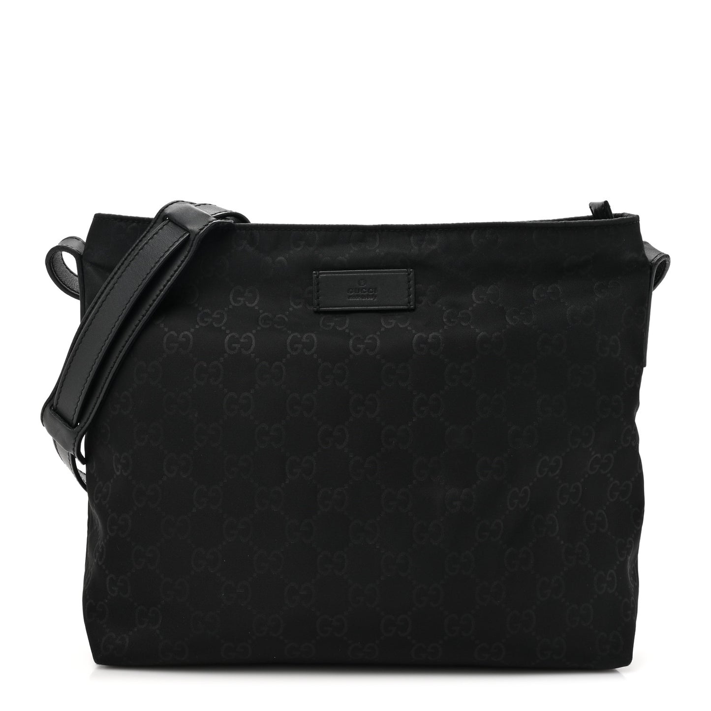 Nylon Monogram Messenger Black