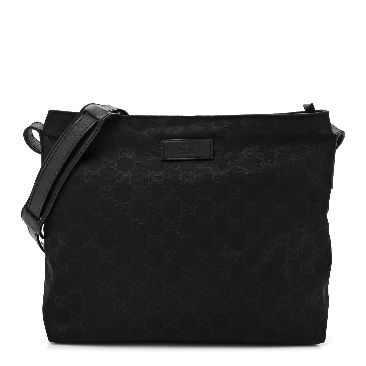 Gucci Nylon Monogram Messenger Black 1 of 13