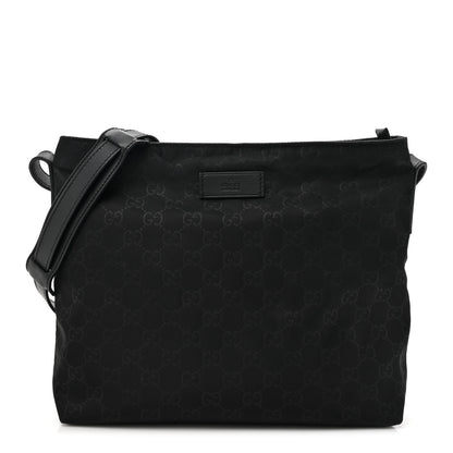 Gucci Nylon Monogram Messenger Black 1 of 13
