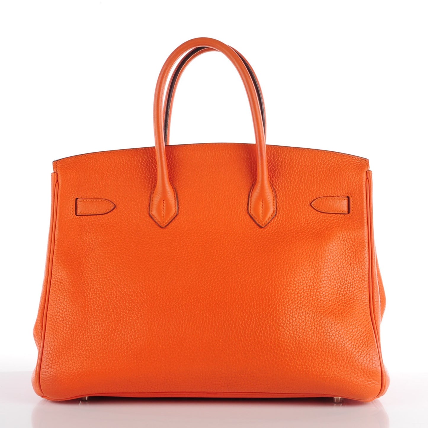 Taurillon Clemence Birkin 35 Orange