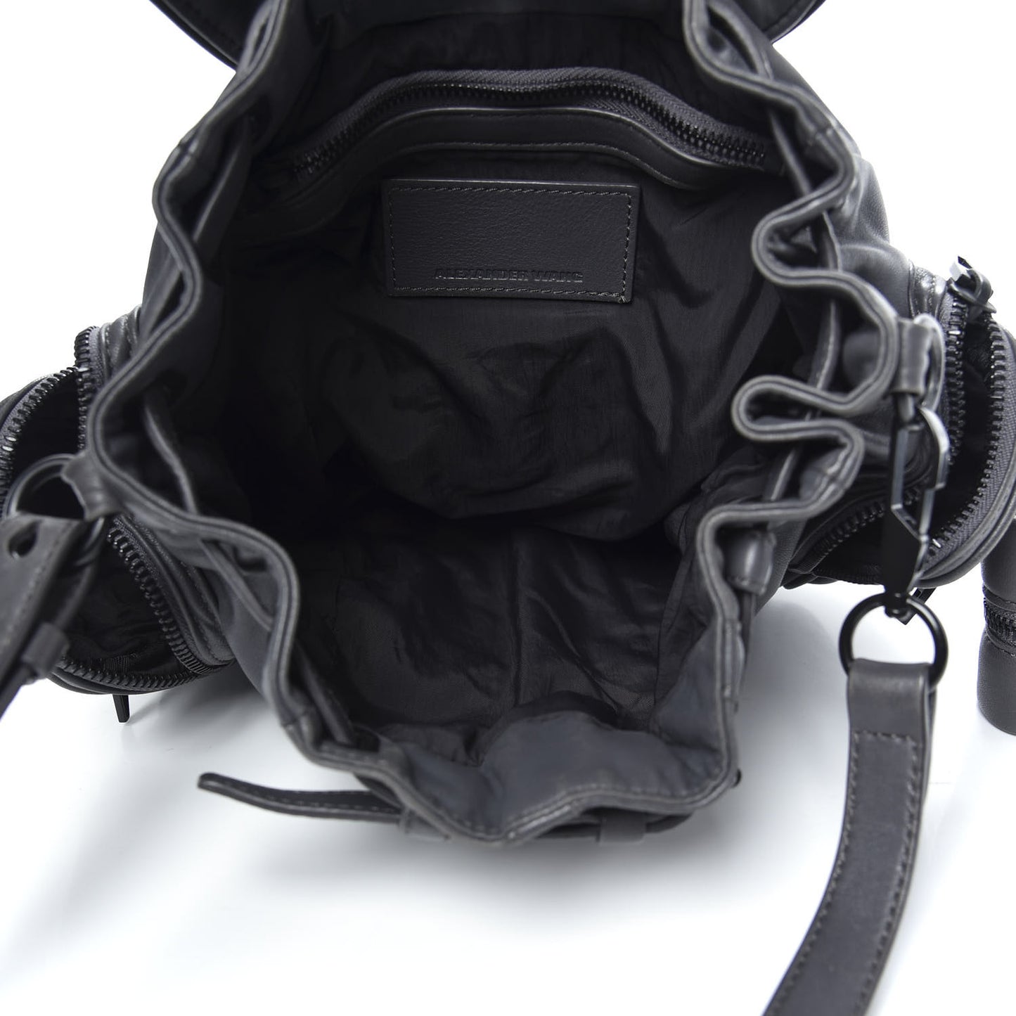Lambskin Mini Marti Backpack Grey