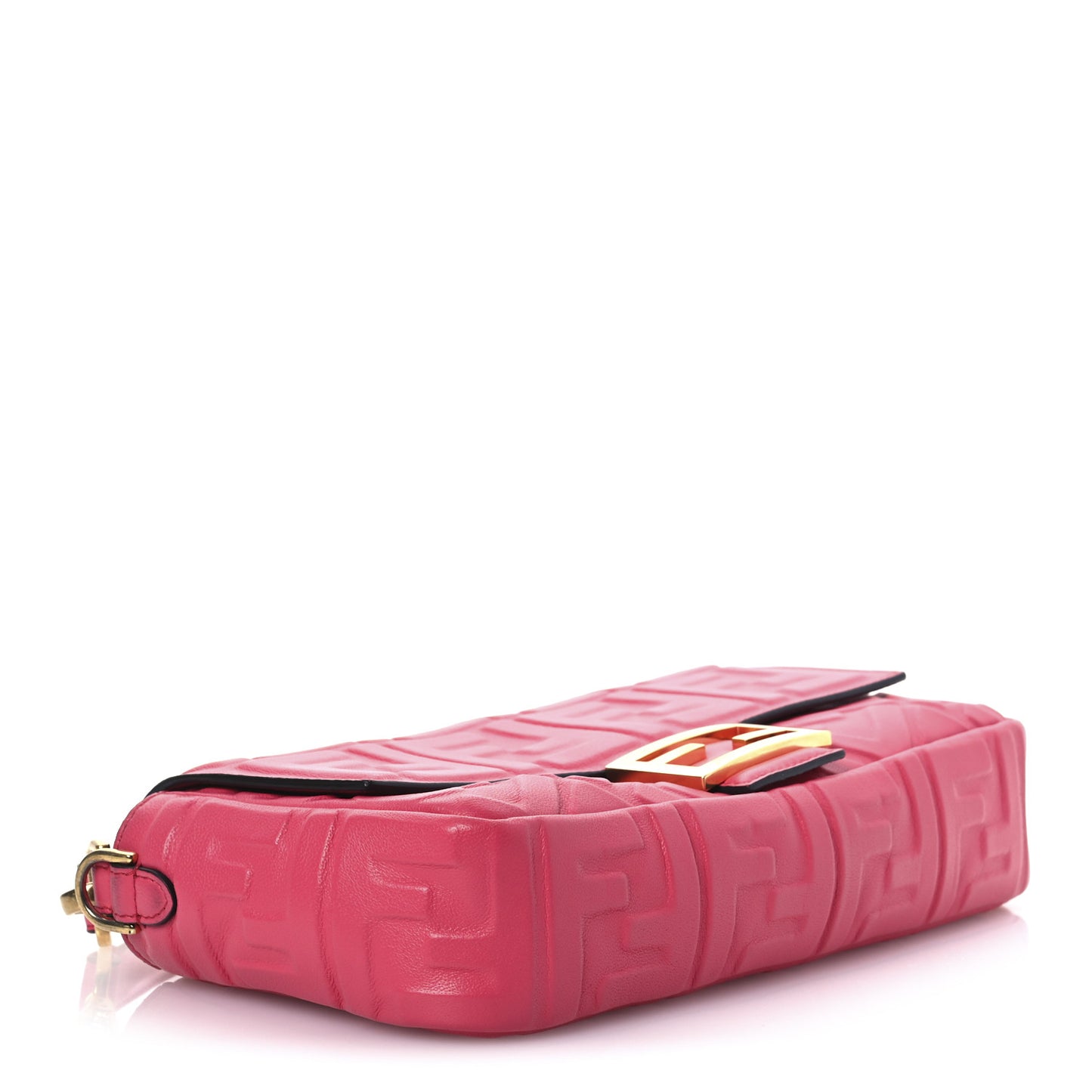 Nappa FF 1974 Embossed Baguette Lampone