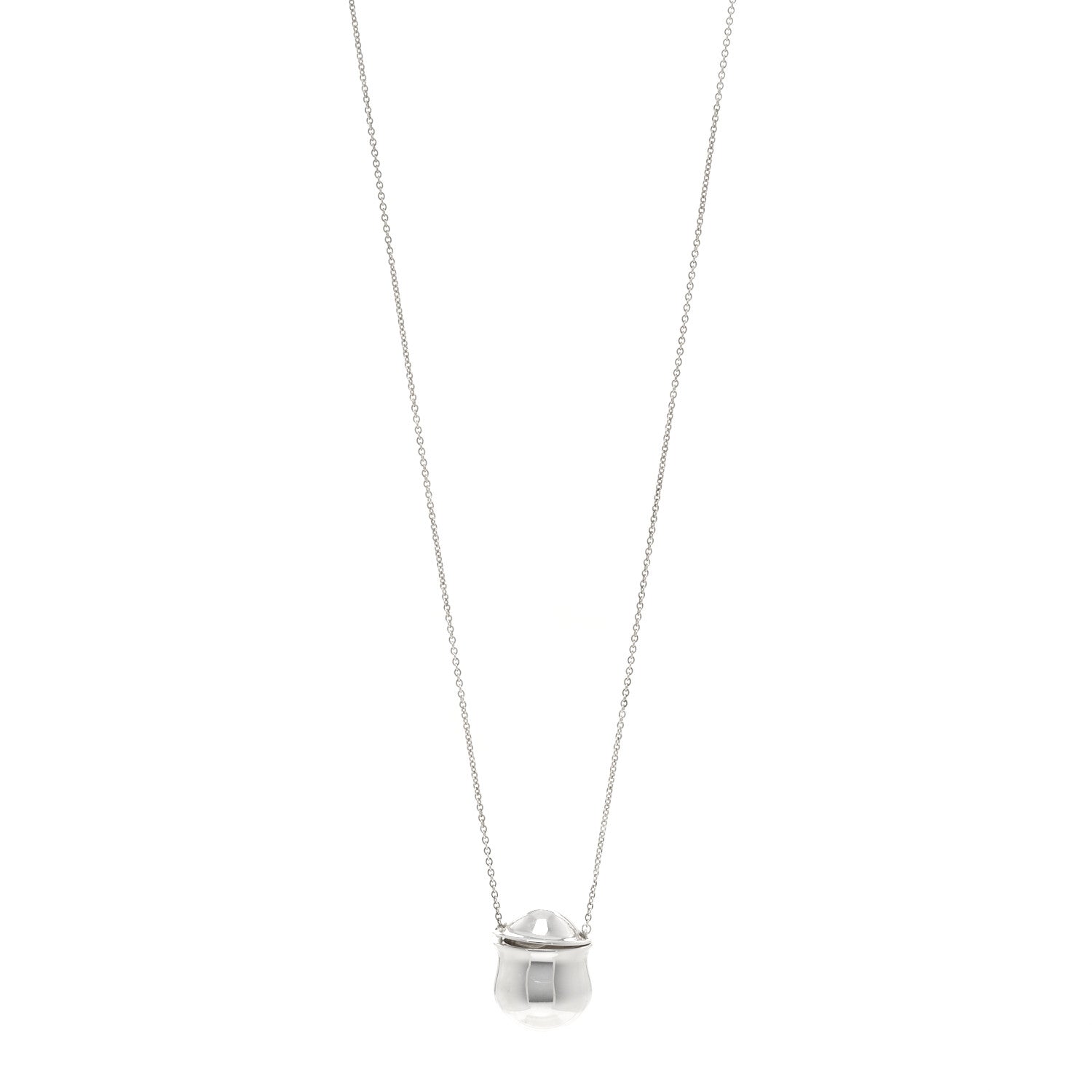 Tiffany Sterling Silver Elsa Peretti Bottle Inro Pendant Necklace 1 of 4