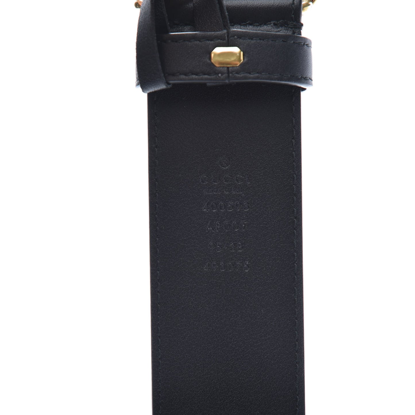Calfskin Double G 40mm Belt 95 38 Black
