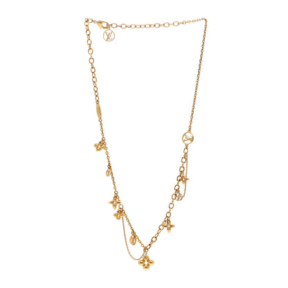 Louis Vuitton Metal Blooming Supple Necklace Gold 3 of 6