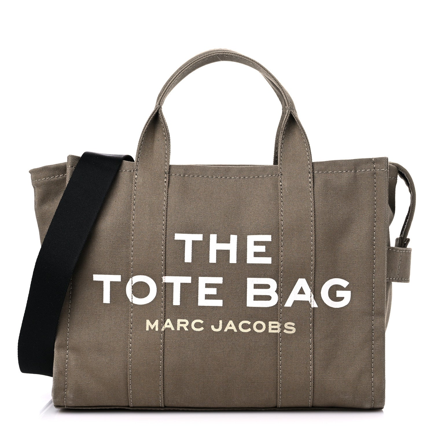 Marc Jacobs Cotton Canvas Medium The Traveler Tote Bag Slate Green 1 of 11