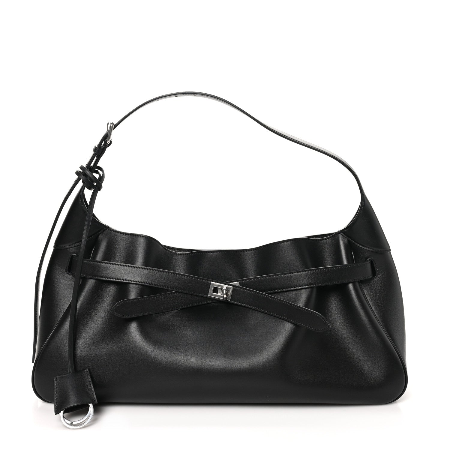 Balenciaga Smooth Calfskin Medium Bel Air Shoulder Bag Black 2 of 17