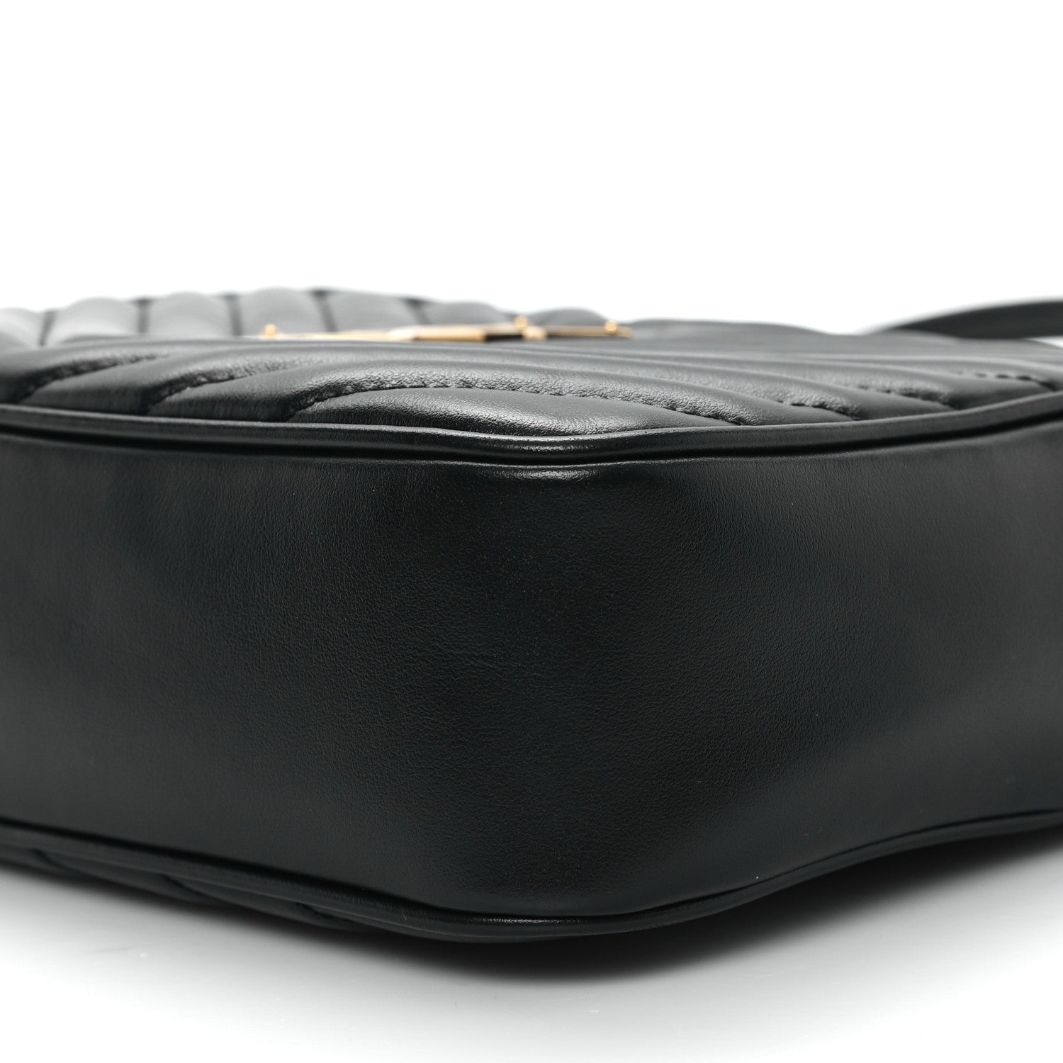 Saint Laurent Calfskin Matelasse Monogram Lou Camera Bag Black 11 of 11