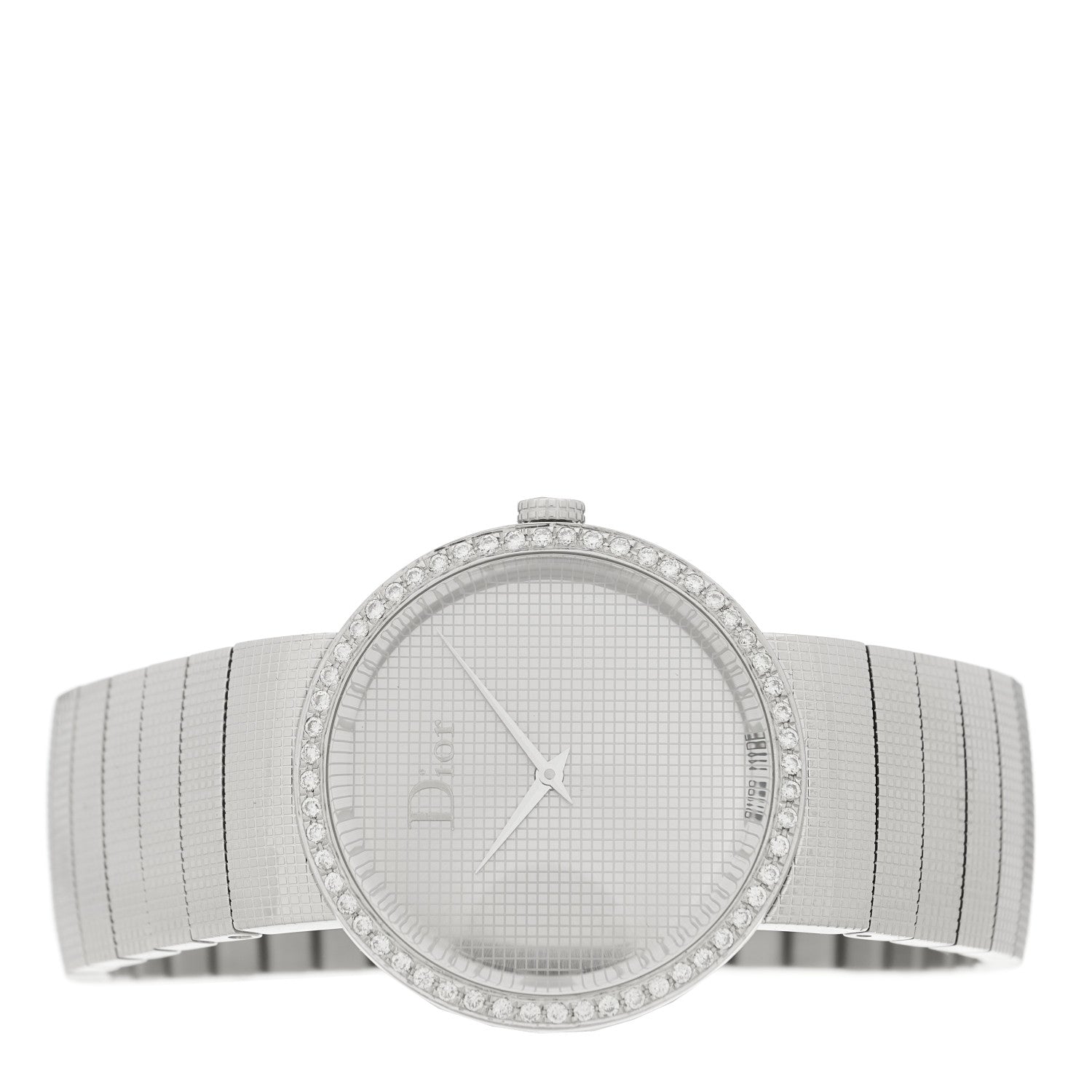Dior La D de Dior 腕時計　ダイヤモンド DIOR | La D de Dior Satine 直径25mmケース スチール
