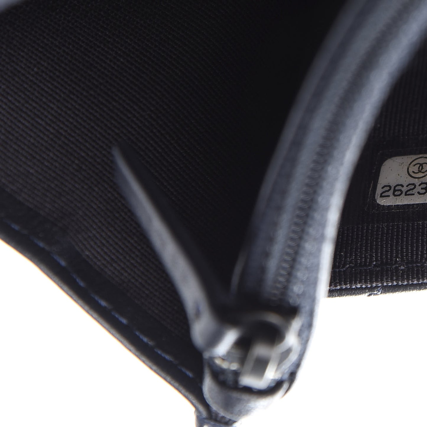 Aged Calfskin Quilted Reissue Wallet On Chain WOC Navy