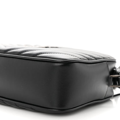 Saint Laurent Calfskin Matelasse Monogram Lou Camera Bag Black 10 of 12