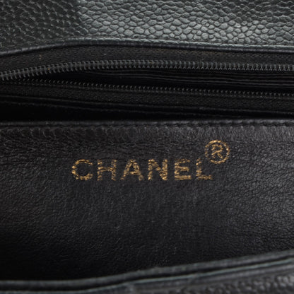 Chanel Caviar Quilted Jumbo Single Flap Black 6 of 9