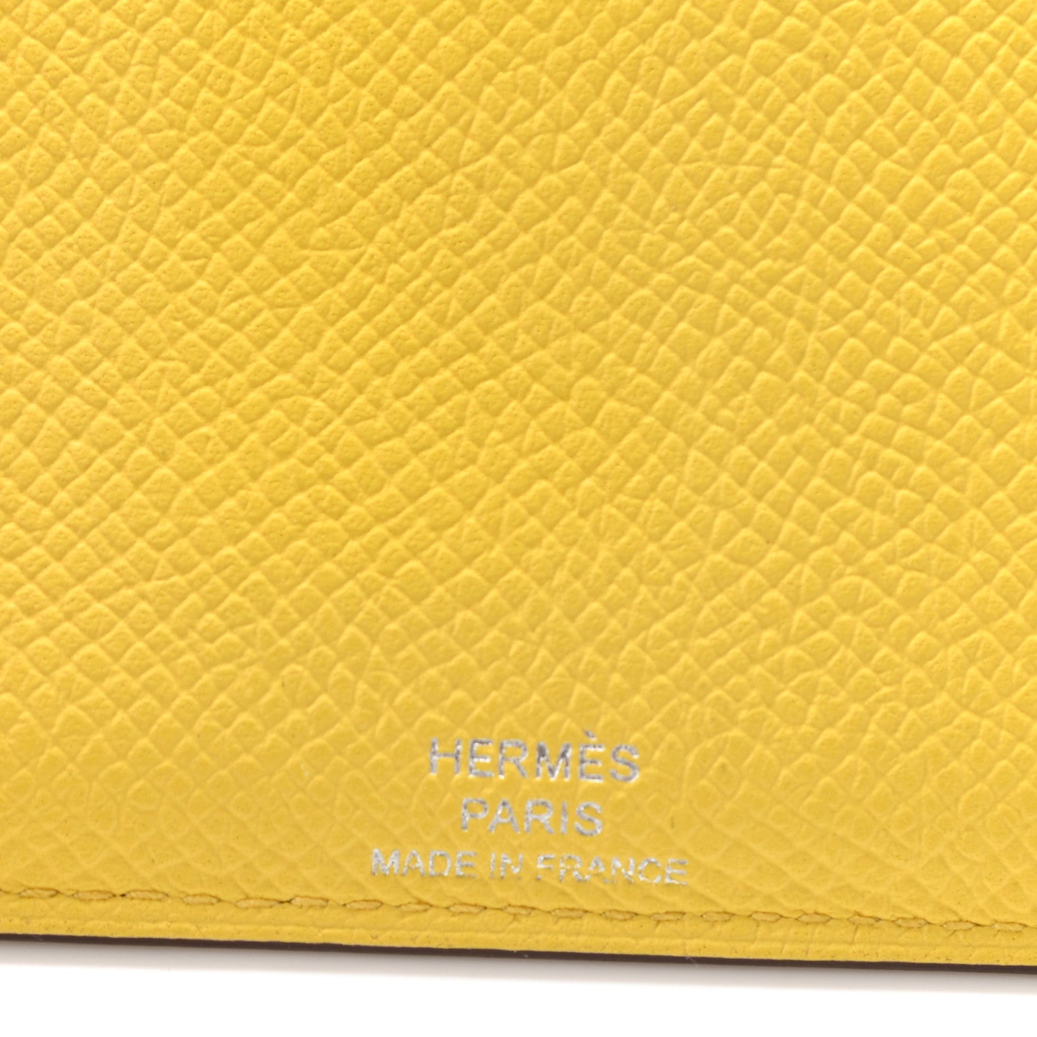 Hermes Epsom Les Petits Chevaux Card Holder Jaune De Naples Mauve Sylvestre Gold Bleu Du Nord 7 of 8