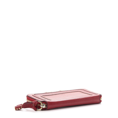 Chloe Grained Calfskin Marcie Long Zip Around Wallet Red 4 of 11