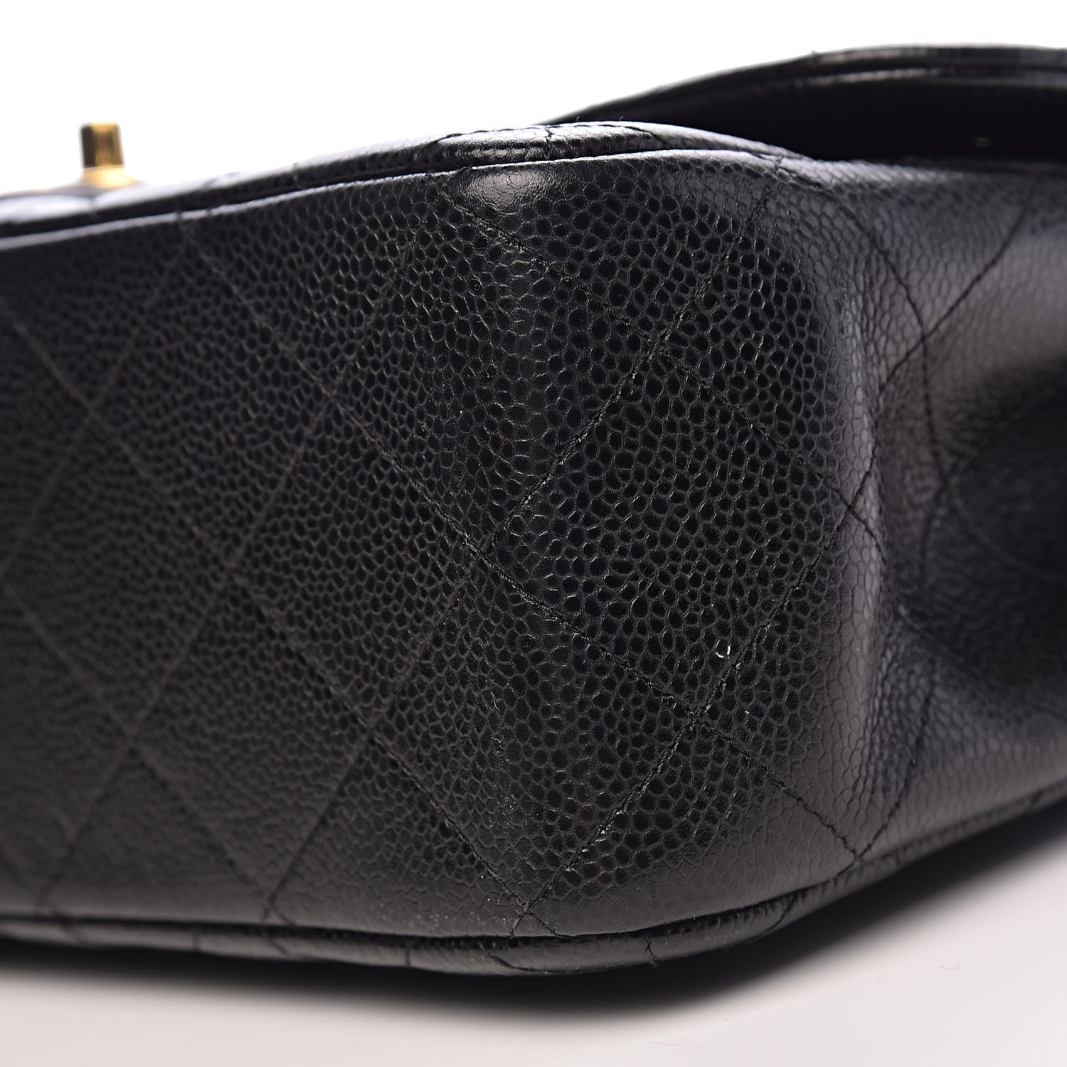 Chanel Caviar Quilted Jumbo Double Flap Black 12 of 13