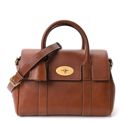 Mulberry Classic Grain Small Bayswater Satchel Oak 1 of 10