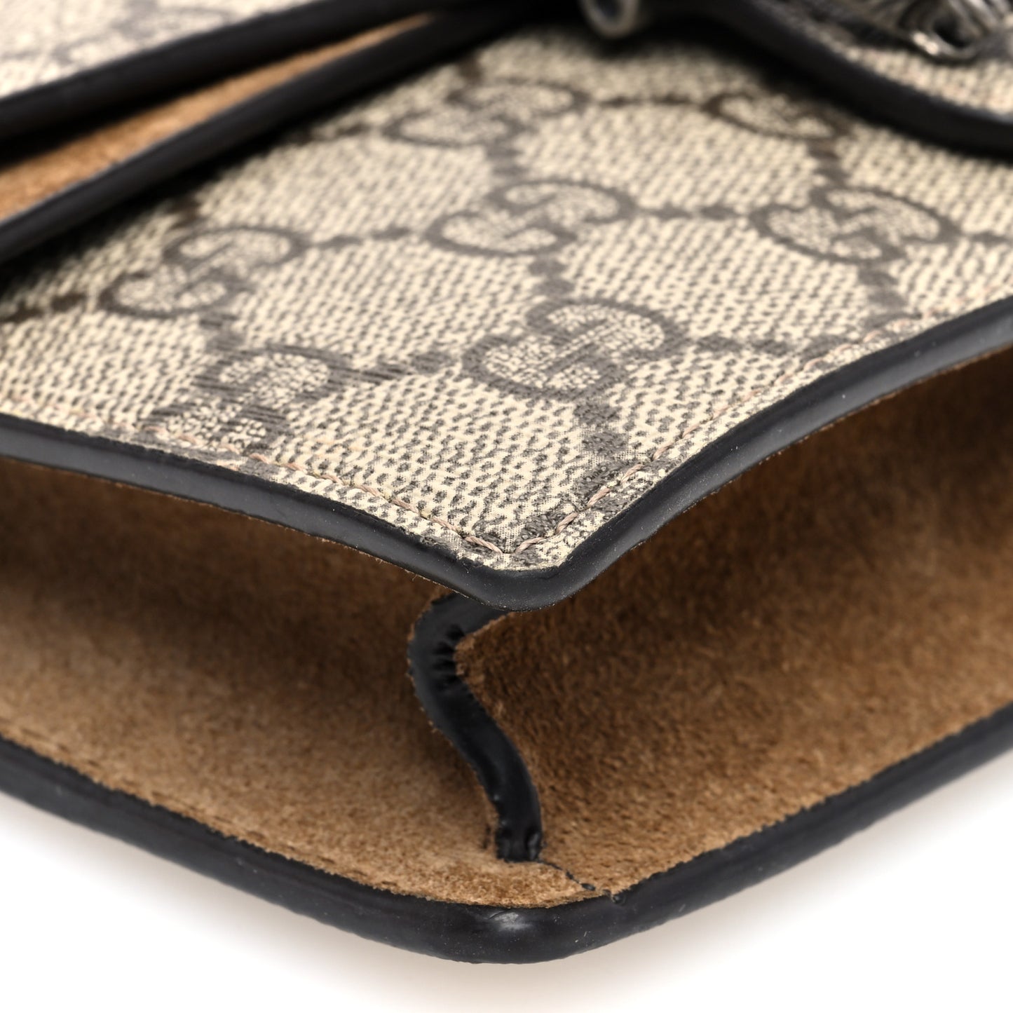 GG Supreme Monogram Super Mini Dionysus Shoulder Bag Taupe