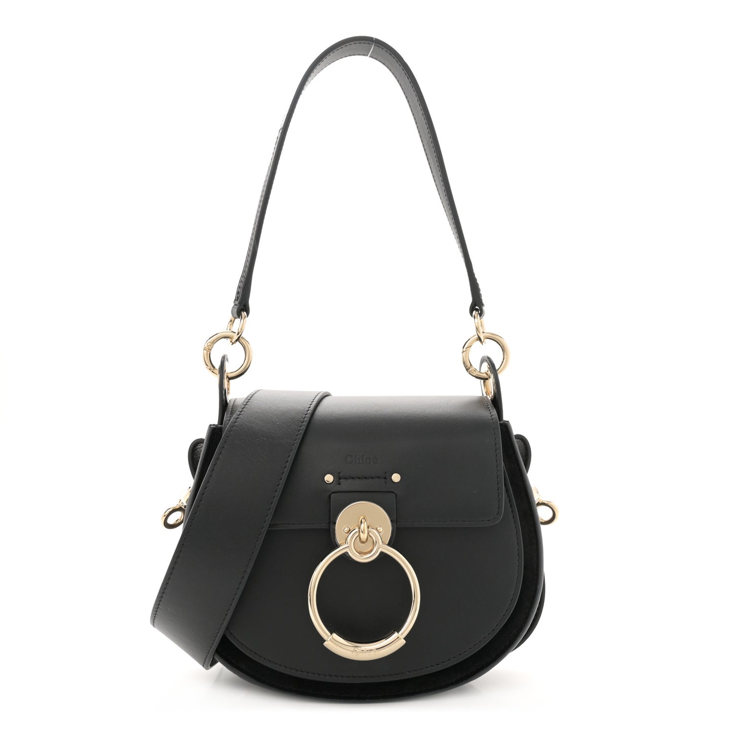 Calfskin Small Tess Bag Black