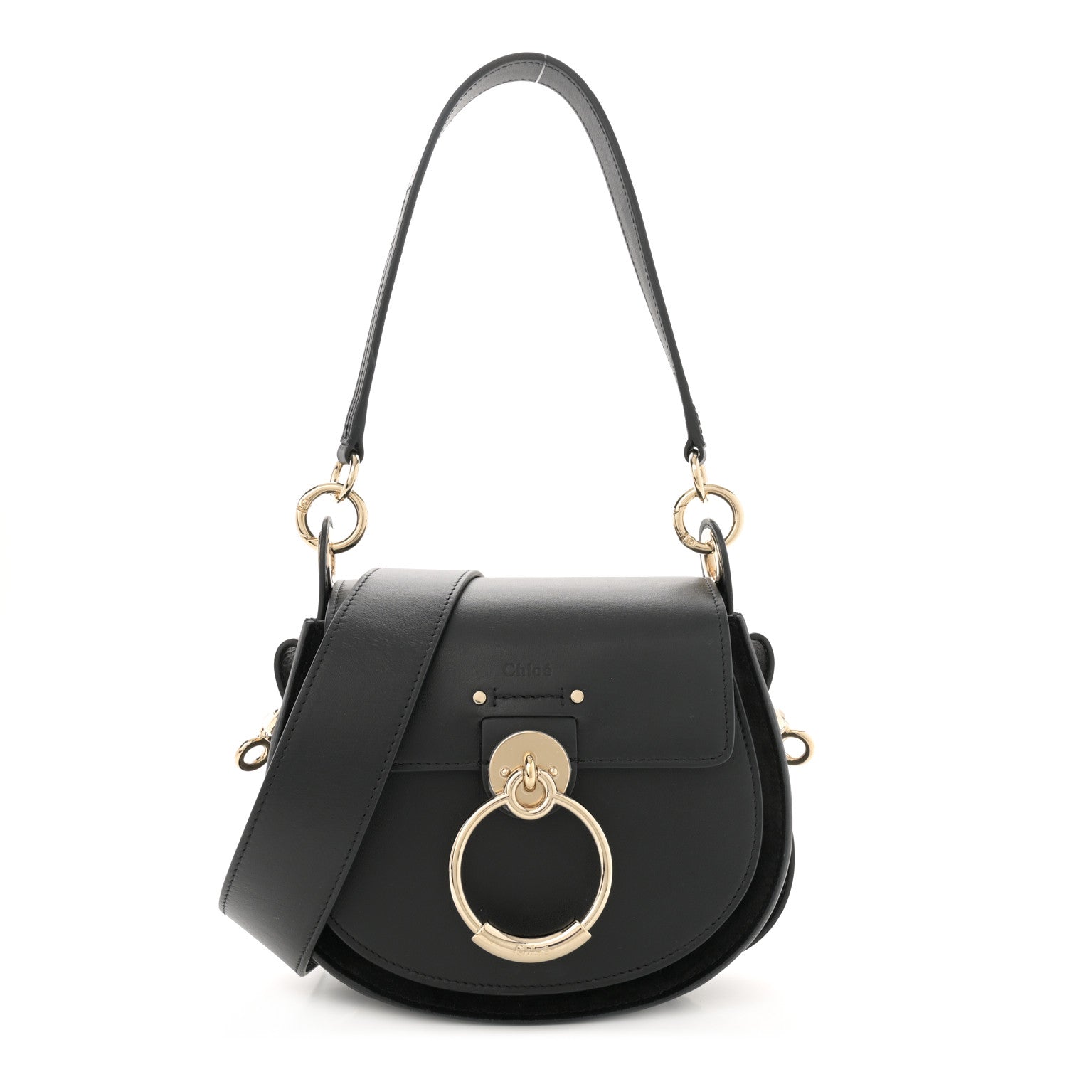 Chloe Calfskin Small Tess Bag Black 1 of 12