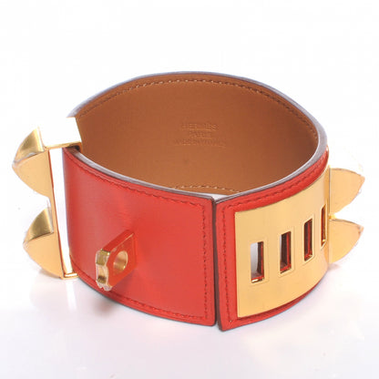 Hermes Swift Collier de Chien CDC Bracelet Capucine NEW Small 4 of 7