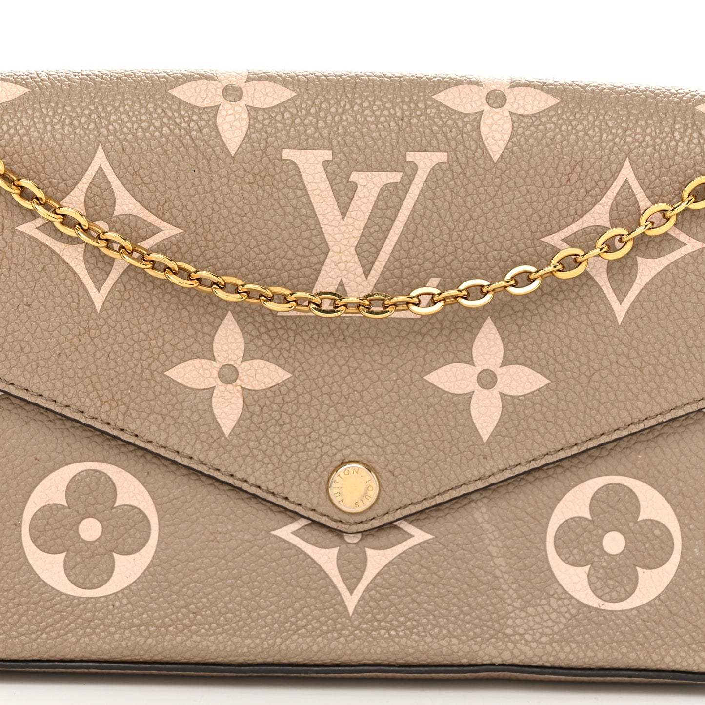 Empreinte Monogram Giant Felicie Pochette Tourterelle Creme