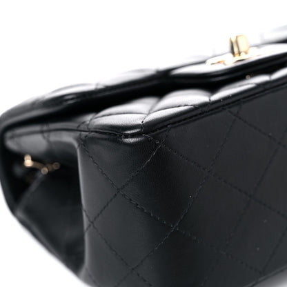 Chanel Lambskin Quilted Mini Square Flap Black 8 of 17
