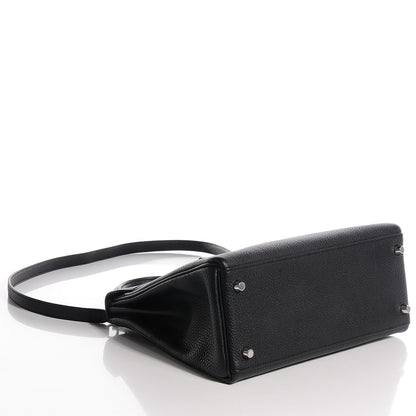 Hermes Togo Kelly Retourne 28 Black 24 of 31