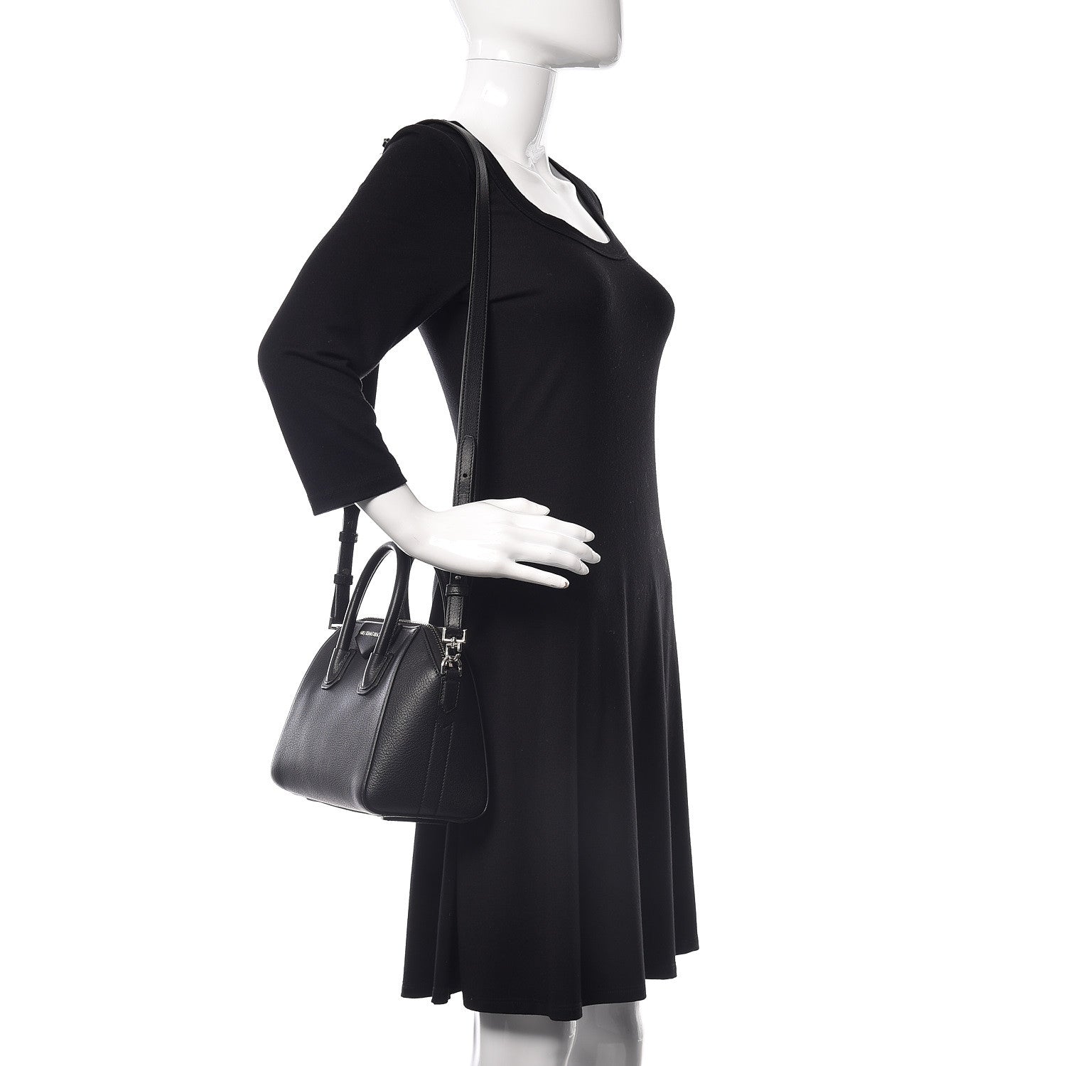 Givenchy Sugar Goatskin Mini Antigona Black 2 of 10