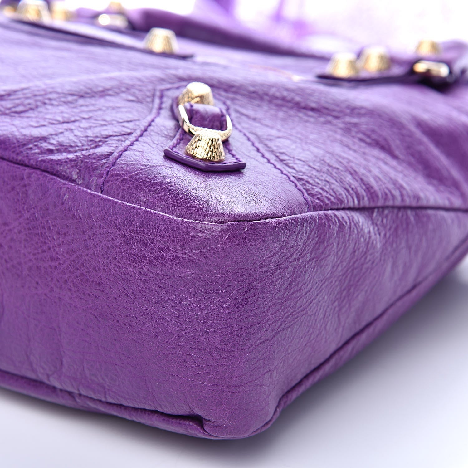 Balenciaga Agneau Giant 12 Gold Hardware Town Ultraviolet 9 of 10