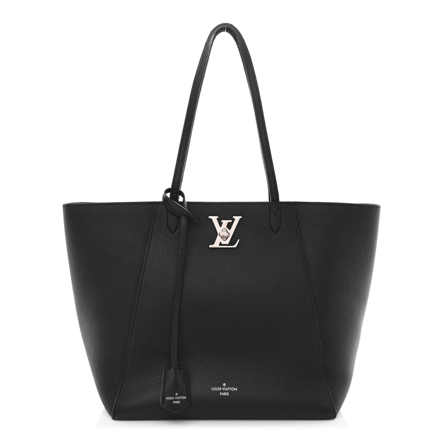 Louis Vuitton Calfskin Lockme Cabas Black 1 of 19