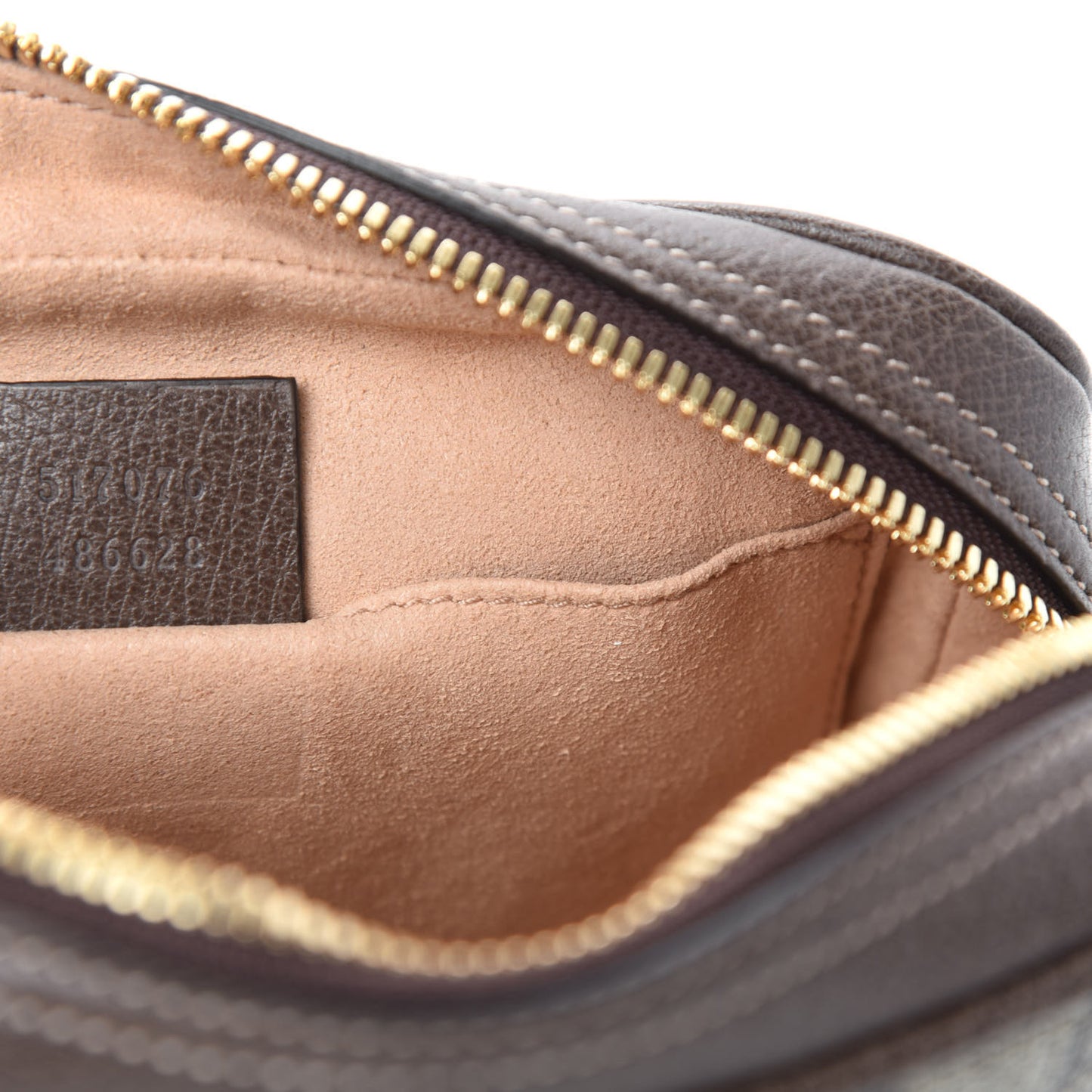 GG Supreme Monogram Web Small Ophidia Belt Bag 75 30 Dark Brown