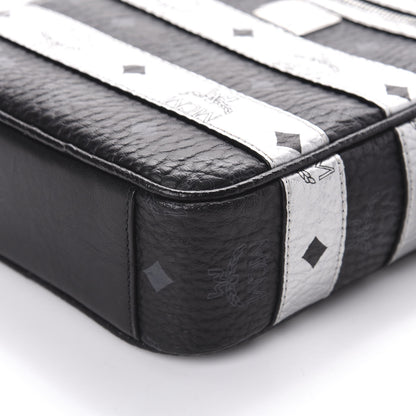 MCM Visetos Spot Crossbody Bag Black 8 of 8